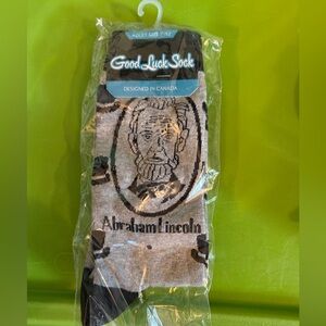 Men's Abe Lincoln Socks new in package size large